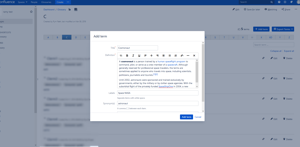 Add term button
Contribute to enrich your team's glossary! A very easy way to participate by suggesting new terms and definition.