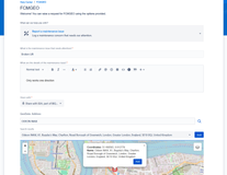 Adding the Location Custom Field to Request Types allows users to enhance the issue with the Address value, indicating the location of the problem or request.