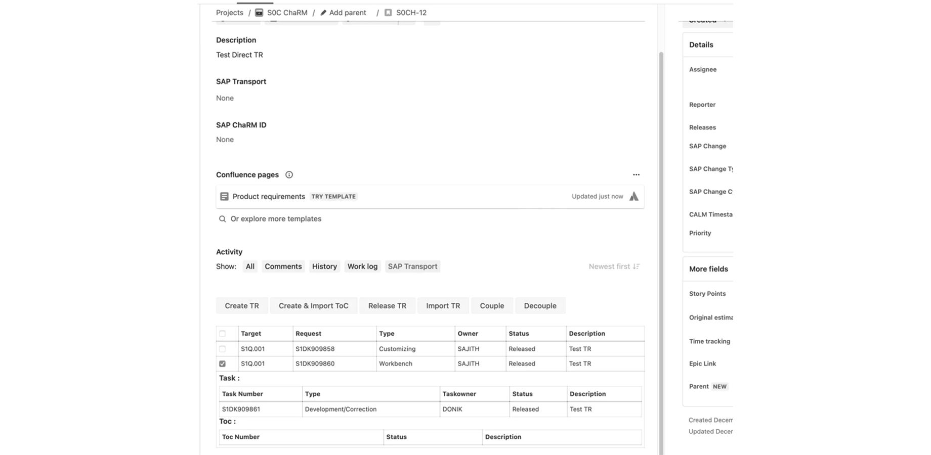 Take control of your SAP transports in Jira