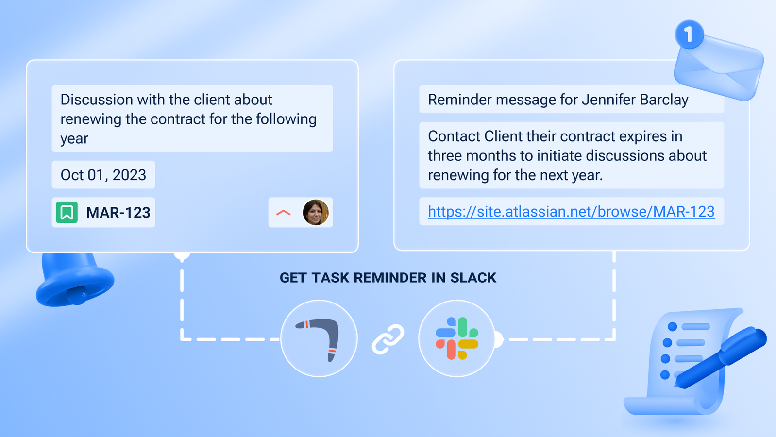 Integrate recurring Slack reminders