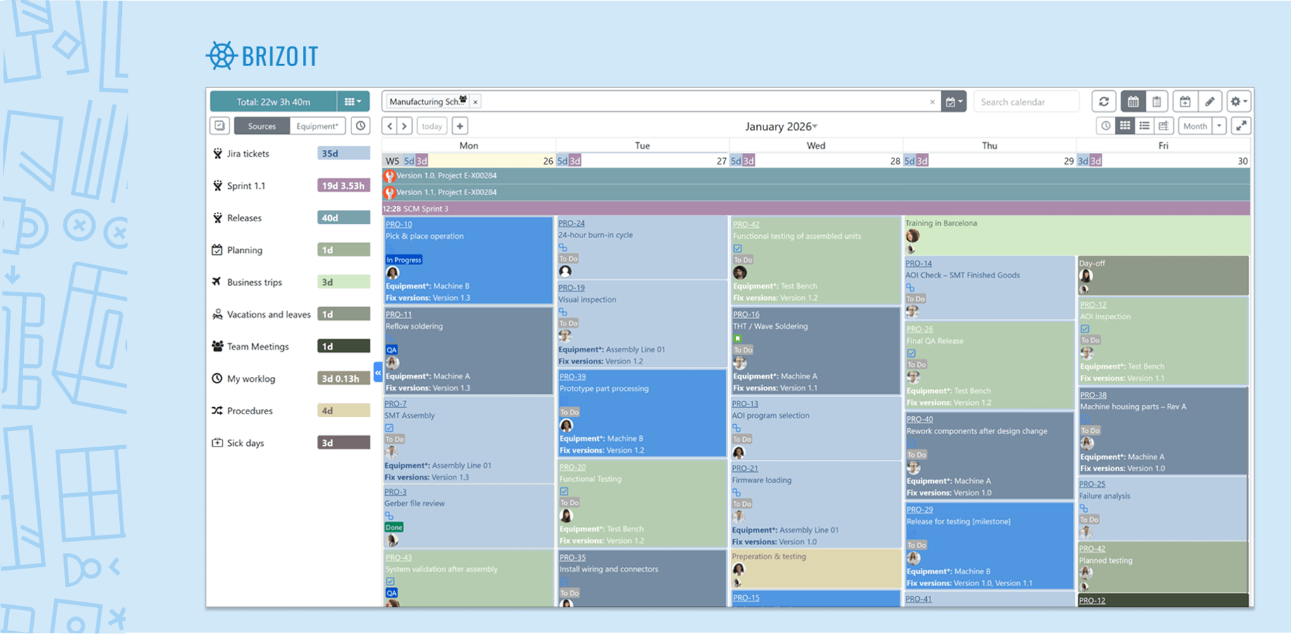 All Your Jira Data in One Calendar