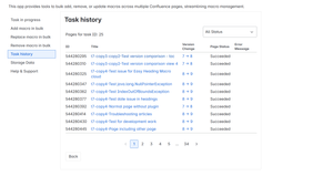 Task pages