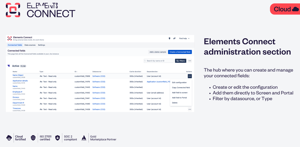 Elements Connect administration section