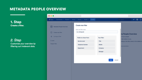 Create Filter to get a quick overview over all your colleagues.