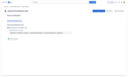 Admins can choose which fields to display in the Advanced Portal Reports (Lite), customizing the information shown to portal customers.