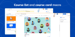 Course list and Course card macros to display courses in Confluence pages