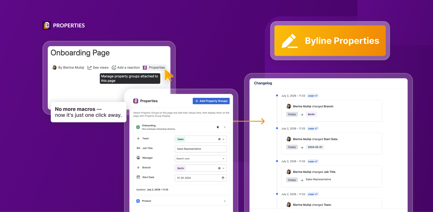 Collect key information about the page and enhance the content with structure metadata