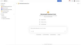 Access WorkshopIQ Assistant in a full screen mode for more real-estate. Run targeted analyses within Workshops or across many. Unlock insights in the connections!