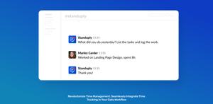 Make time tracking effortless & accurate with Standuply's unique survey-based approach. Team members submit time updates inside Slack or MS Teams. Consistent time logging without the need for a new tool.