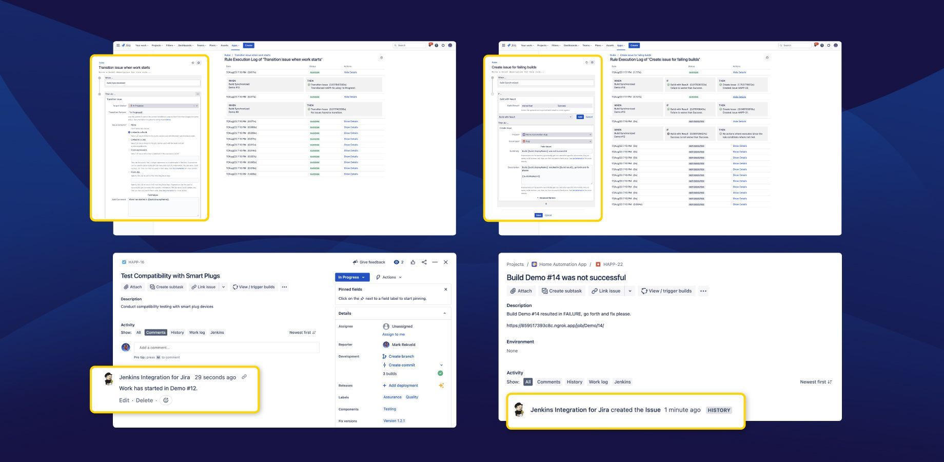 Effortlessly Automate the Actions in Jira Based on Jenkins Builds With Rule Editor.