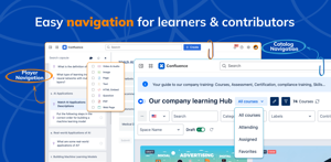Easy navigation for catalog, player and editor