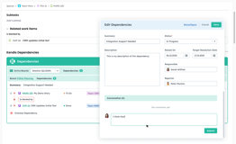 Edit Dependency Details