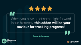 Hierarchy for Jira review, focused on how it helps teams with visualising their work in a custom hierarchy that go beyond Jira's default structure.