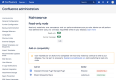 This plugin supports the Confluence Data Center Read Only mode.