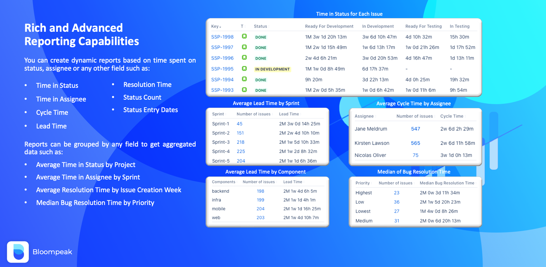 Rich and Advanced Reporting Capabilities
