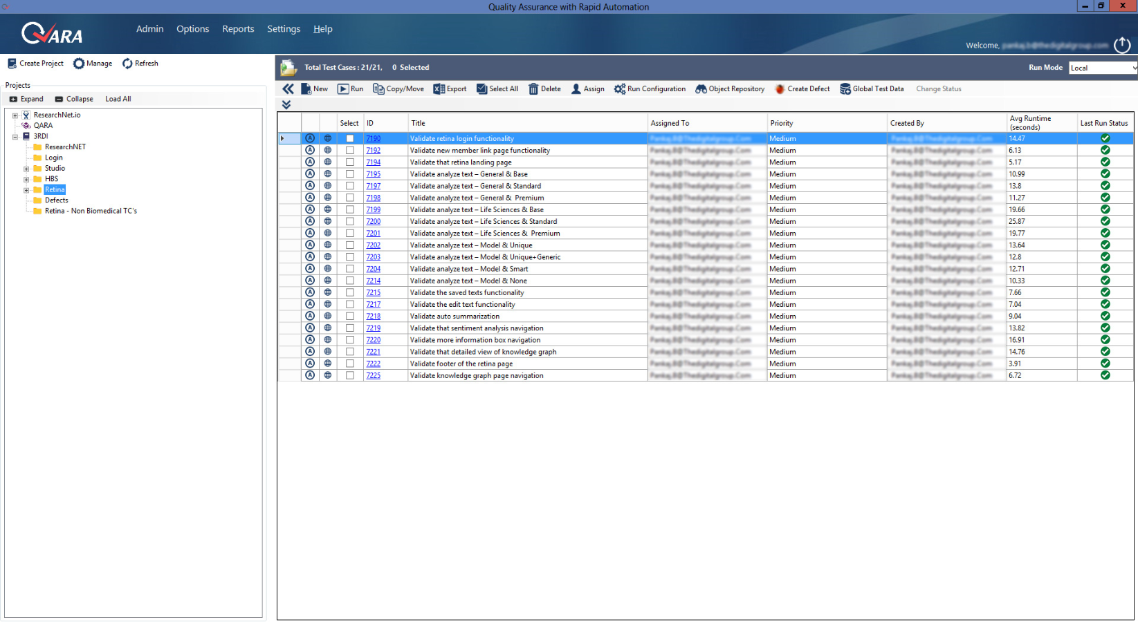 Makes planning and executing test cycles easier than ever!