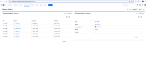 Visualize data in tables - Horizontally or Vertically, arrange columns as you want them.