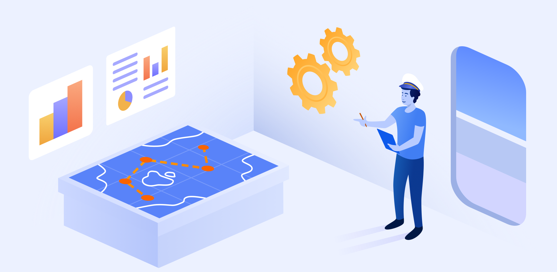 Plan ahead with data-driven dashboards that support route visibility, asset planning, and performance tracking.