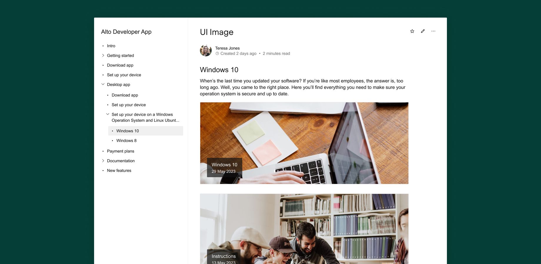 With UI Image display an image, automatically resizable to your screen to smarten up and customize a space or a page. Add a tagline if you feel like it.