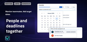 Checklist items with teammate mentions and target dates keep responsibilities and deadlines clear inside every Jira issue.