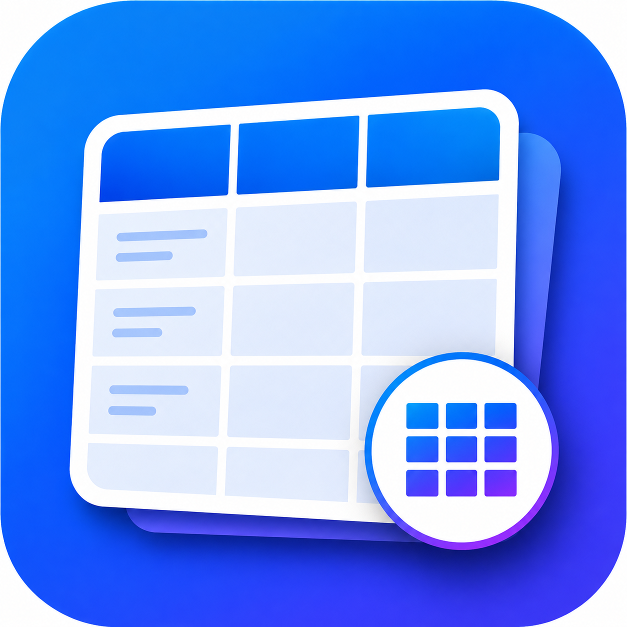 Canvas Tables for Confluence