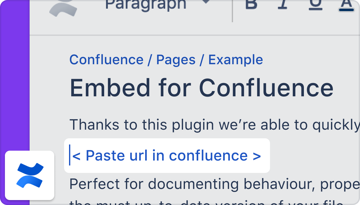 Copy, paste & embed