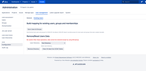 Simple configuration page
