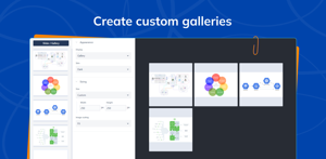 Create custom galleries