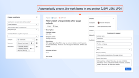 Conditional logic in Smart Jira Forms 
https://saasjet.atlassian.net/wiki/spaces/SAASJET/pages/2144043045/Form+logic
