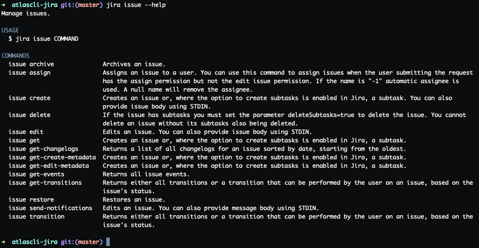 ​You can get detailed help about each command using --help flag.