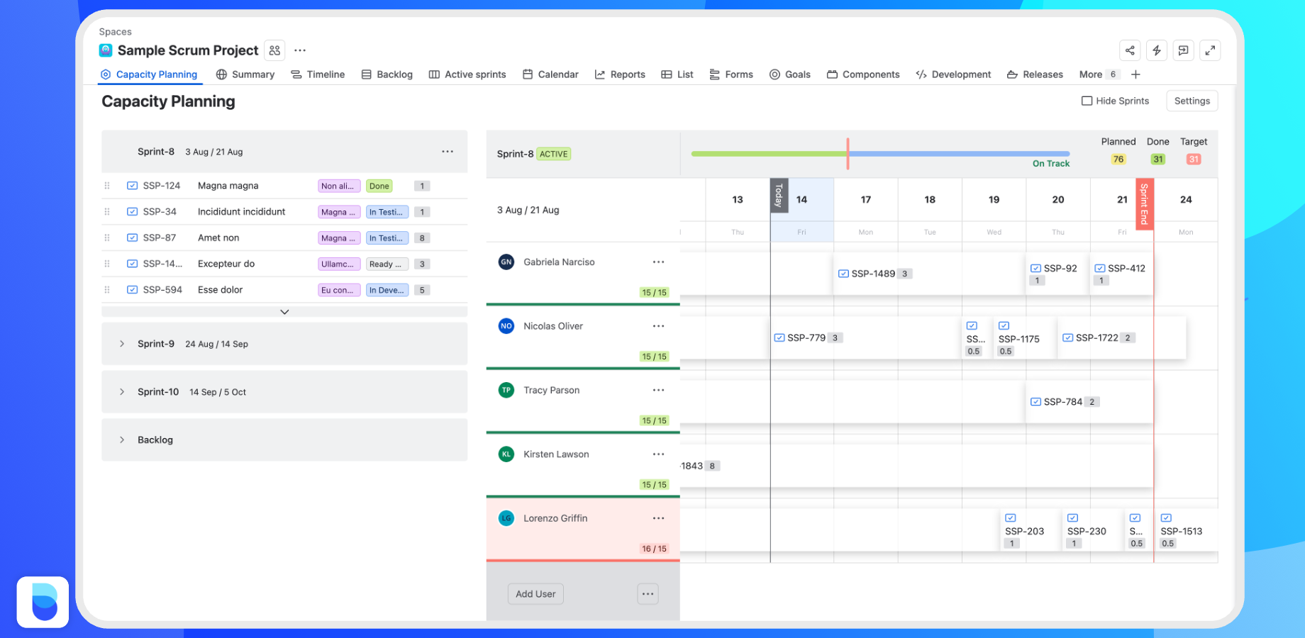 Smart Capacity Planner & Real-Time Sprint Health