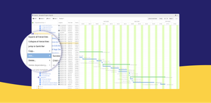 Create a Jira Issue: Work Breakdown Structure is where you break large projects into small, sequential issues. Instantly create a successor or child Jira issue from the contextual menu, without going back to Jira.