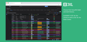 Choose from beautiful light and dark themes. Available in JXL for Jira Cloud as well as JXL for Jira Data Center.