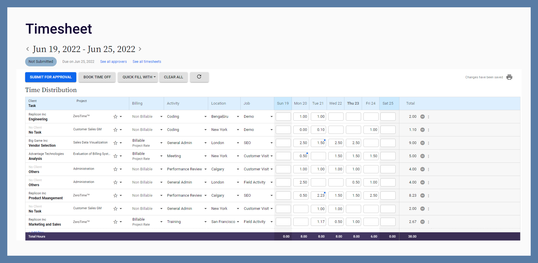 Smart Timesheets