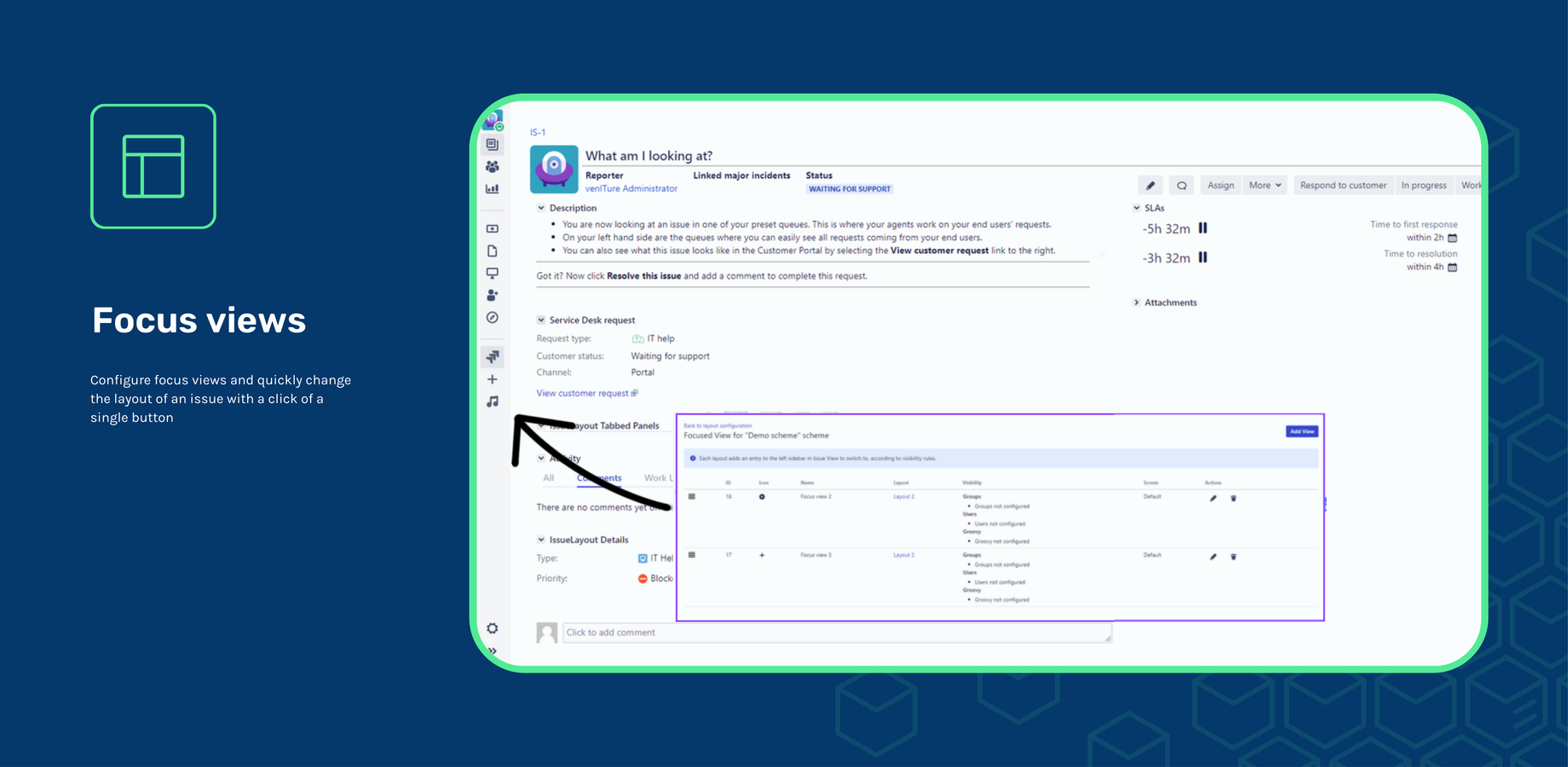 Customise the header line for your users and display selected fields.