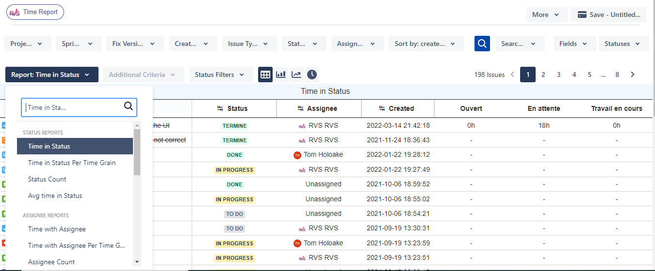 Time in Status