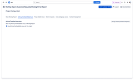 JSM project administrator can access and can select to use ActivityTimeline billable hours for this project.