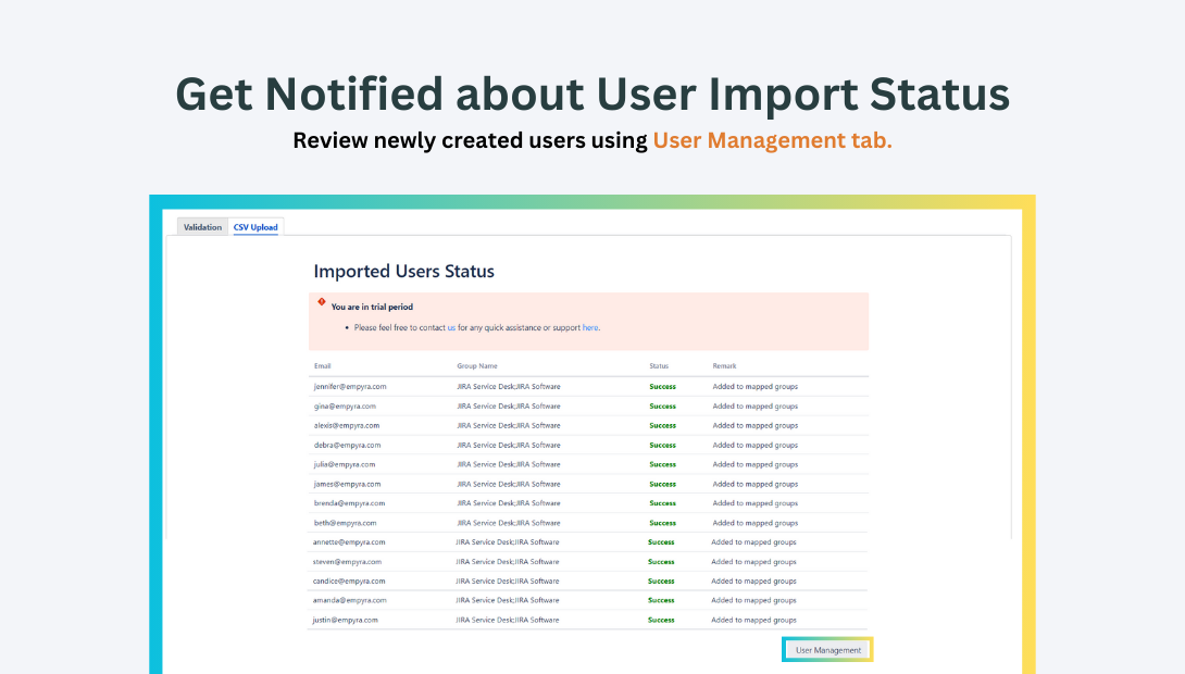Get Status Notifications
