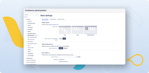 With the Collapsible Admin Menu you can fold the menus in your Confluence configuration. Linchpin apps will also be bundled, for easier navigation.