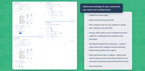 Advanced settings for your advanced use cases and configuration