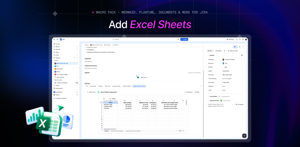Display Excel spreadsheets directly in Jira to keep tables, calculations, and structured data close to your work.