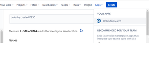 Select the Search+ app and see the total