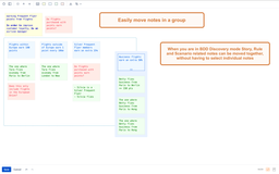 Easily move notes in a group