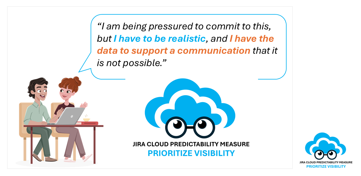 The Predictability Measure enables Leadership and Teams to focus conversations into outcomes.