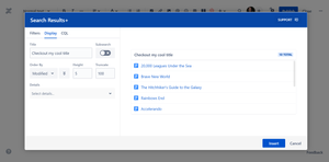 Toggle sub-search feature
