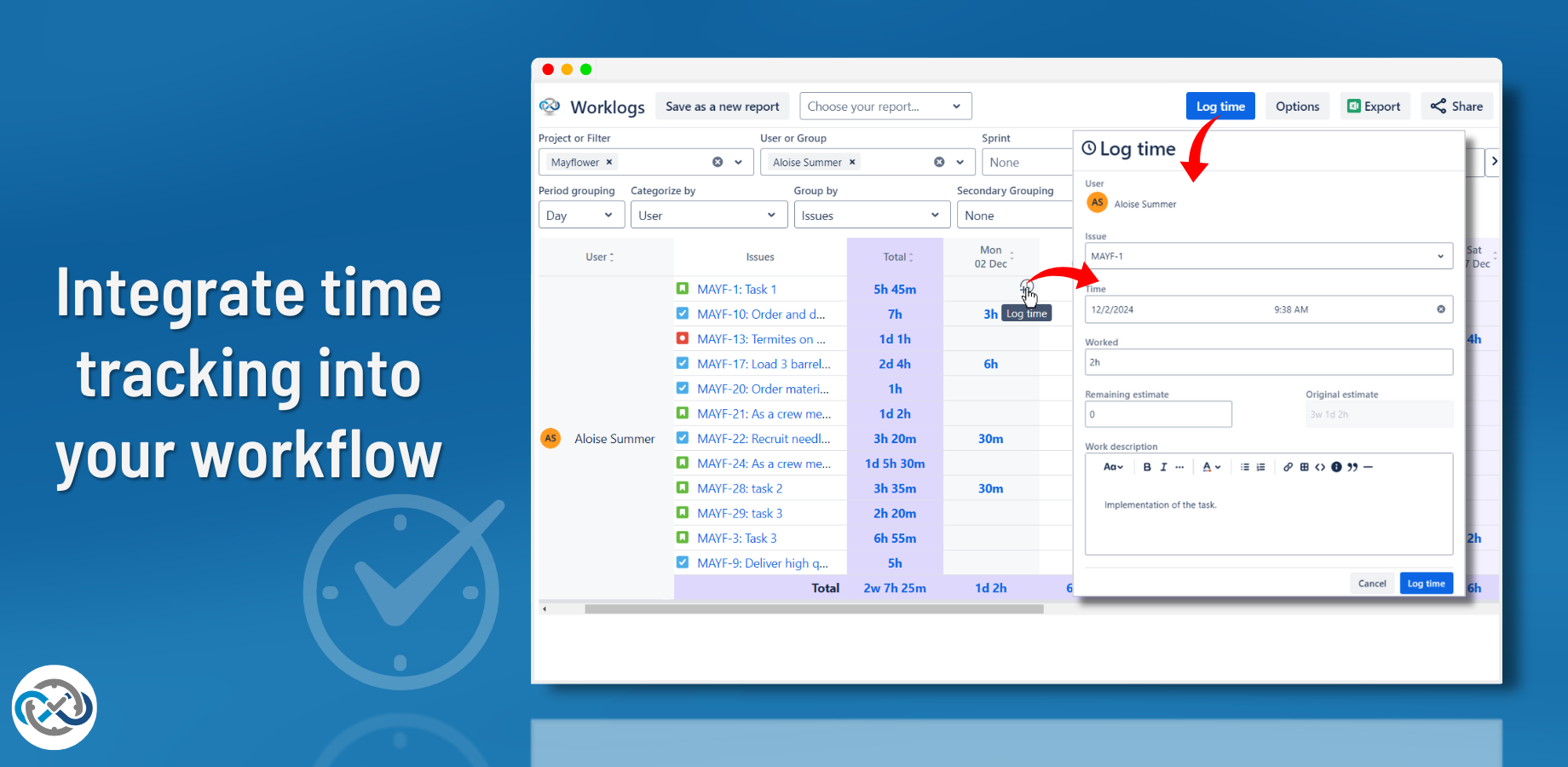 Worklogs - Time Tracking, Time Reports, Timesheets | Atlassian Marketplace