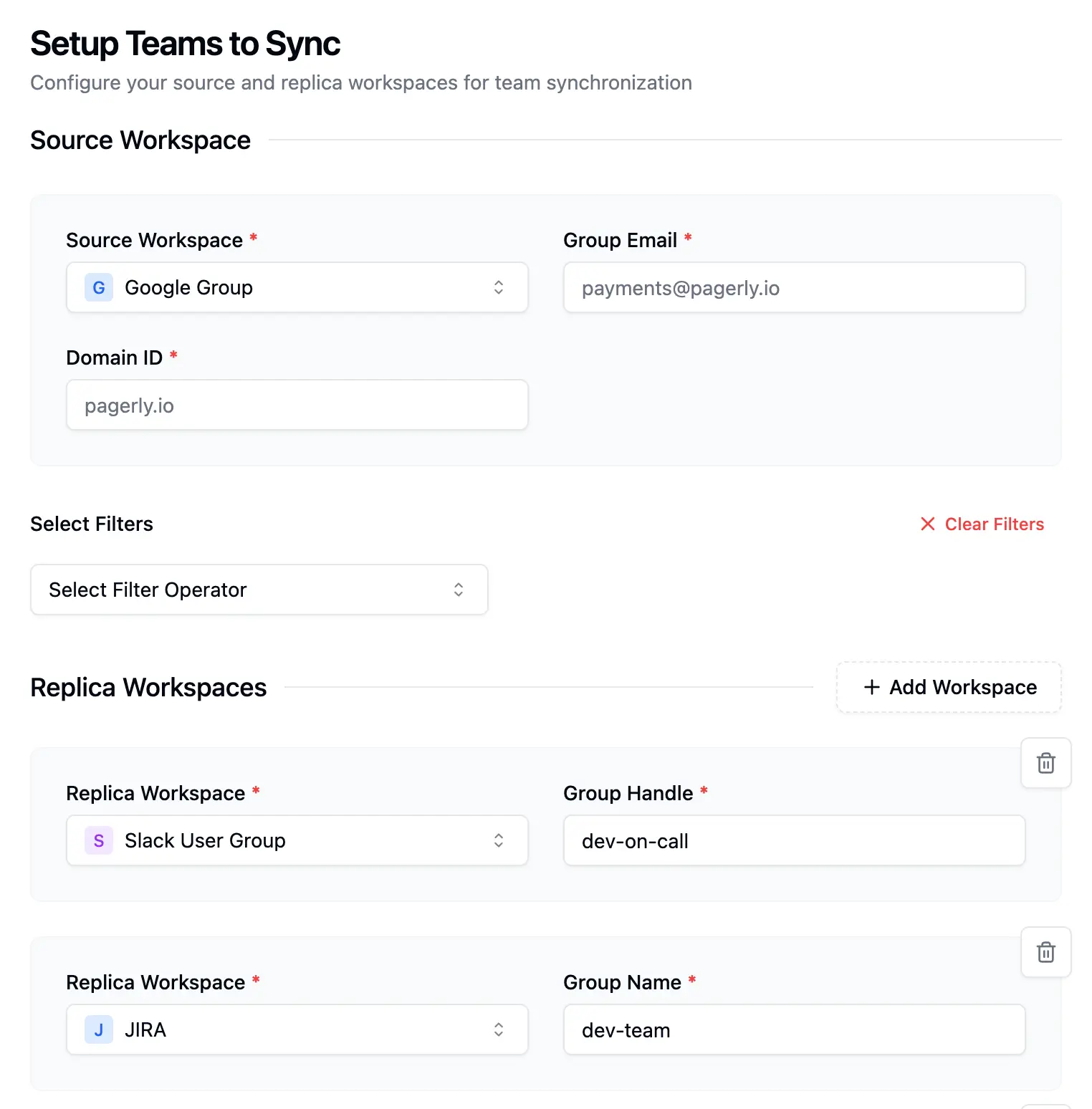 Sync Users and Teams