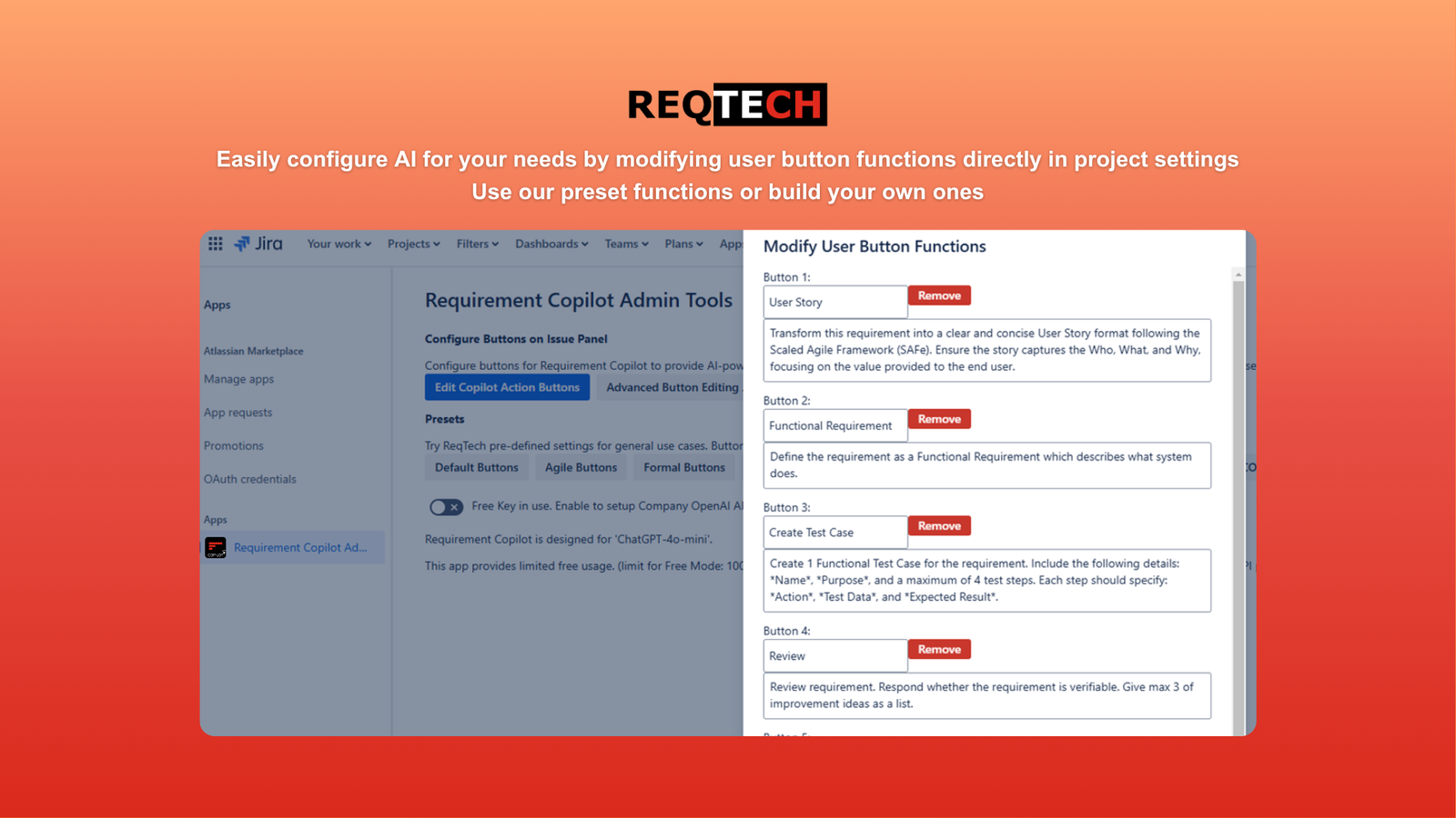 Easy to use editor for AI prompts, Project level settings, save and share configs
