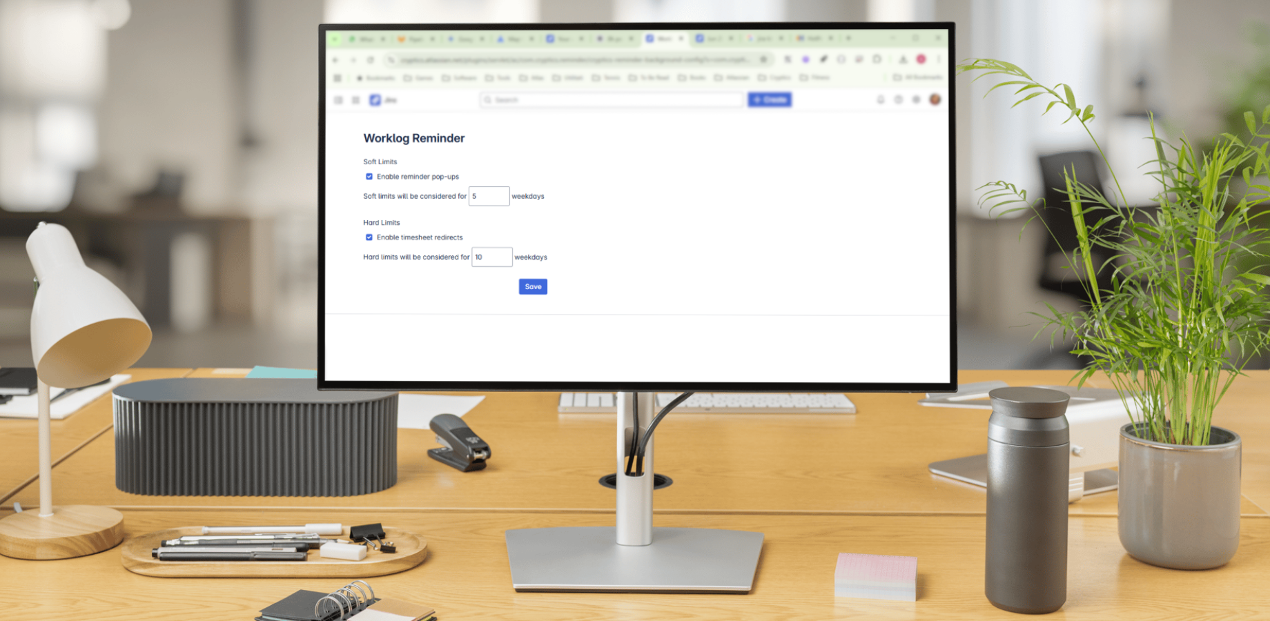 Effortlessly customize worklog reminders and timesheet enforcement directly in Jira, adapting Soft and Hard Limits to your unique workflows.