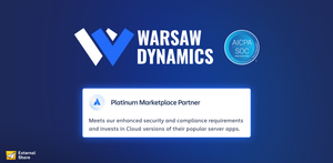 Warsaw Dynamics is a Platinum Marketplace Partner with SOC2 type II certificate